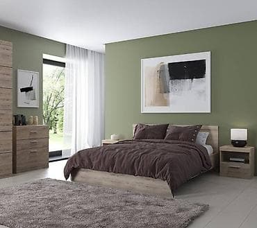 кроват ош: Артикул: 00017695 Оскар Кровать 160, Дуб санремо, Анрэкс Размер — 3