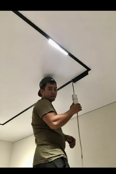 Натяжной потолок Глянцевое, Матовое, 3D потолки Гарантия, Бесплатная консультация, Бесплатный замер at lalafo.kg Натяжной потолок Глянцевое, Матовое, 3D потолки Гарантия, Бесплатная консультация, Бесплатный замер