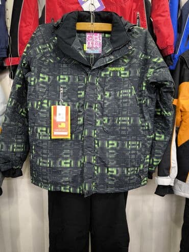 active: Костюм, Burton, 2XL, Новый, С утеплителем, Удлинённая куртка, Высокая посадка штанов, Двухслойная ткань — 2