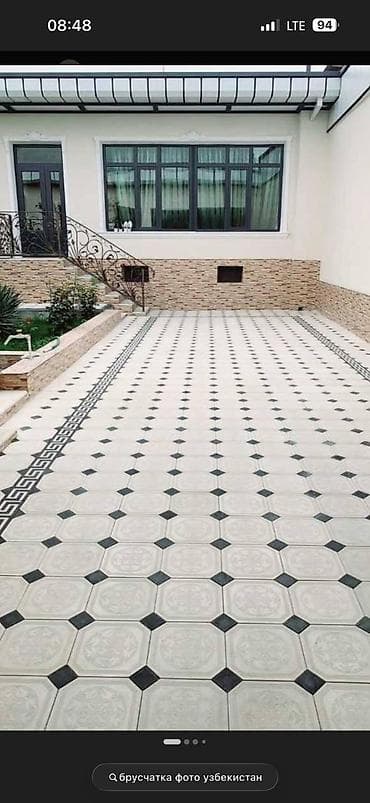 Брусчаткалар: Тротуарная плитка вибролитая, фигурная - Форма: восьмиугольник — 9