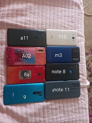 Samsung A11 32gp-2500c Samsung A02 32gb-2500c Xiaomi 8a 32gb-2500c