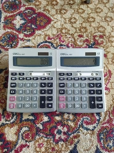 инженерный калькулятор: Настольный калькулятор deli DL-1607 - Дисплей на 12 разрядов. - — 2