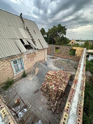 Үйлөр: Срочно ❗️❗️❗️Продаётся участок с домом и начатой пристройкой. Район — 7
