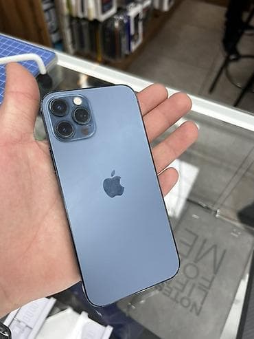 aphone 12 pro: IPhone 12 Pro, Б/у, 256 ГБ, Sierra Blue, Кабель, 100 % — 3