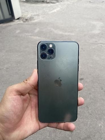 11 pro max iphone: IPhone 11 Pro Max, Б/у, 64 ГБ, Matte Midnight Green, Защитное стекло, 74 % — 1