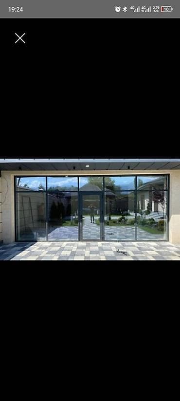 каркас навес: Алюминиевые витражи, панорамное остекление и входные группы - — 2