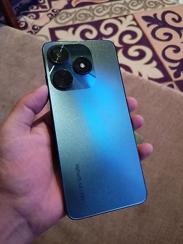 tecno pova 7 neo: Tecno Spark 10 4G, Б/у, 128 ГБ, цвет - Синий, В рассрочку, 2 SIM — 1