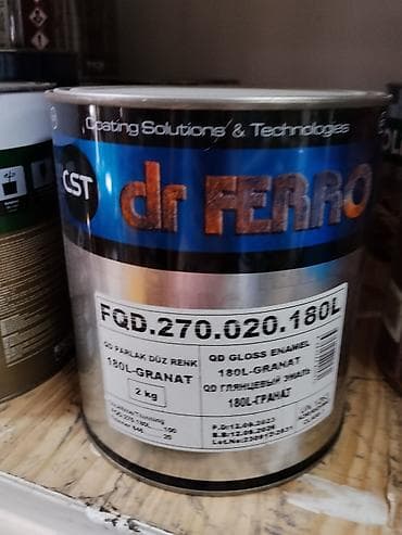 Эмаль: Эмаль QD глянцевая CST Dr FERRO, цвет 180L «Гранат» - Тип — 1