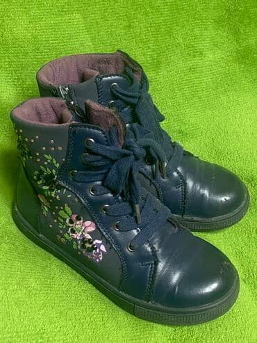 кожанные туфли: Ботиночки для девочек, кожа, размер 31 — 1