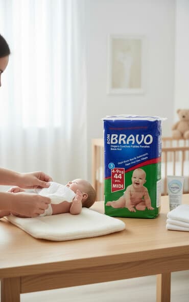 пульт машинки: Подгузники Размер 3, Одноразовые — 1