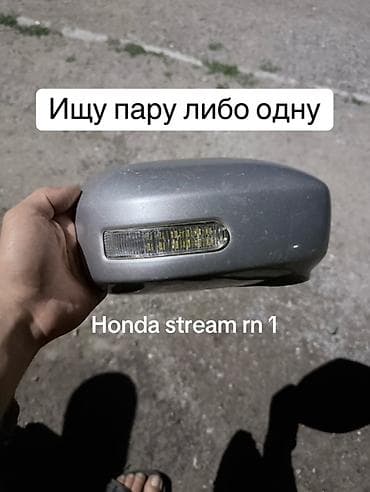 Унаа: Зеркальный корпус с повторителем поворота для Honda Stream RN1. - Тип — 1