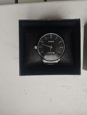 чачы casio: Наручные часы CURREN Quartz, классический минималистичный дизайн — 1