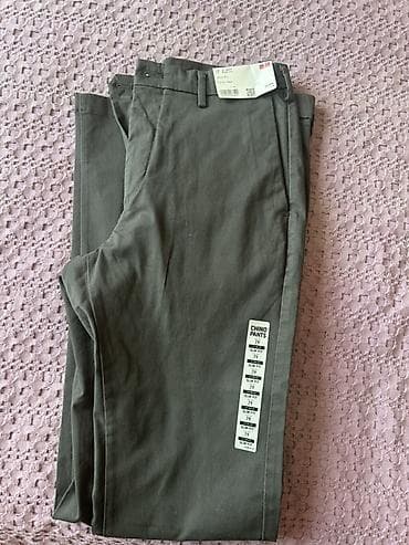 семейные одежды: Мужские брюки чинос Uniqlo - Модель: Chino Pants Slim Fit - — 2