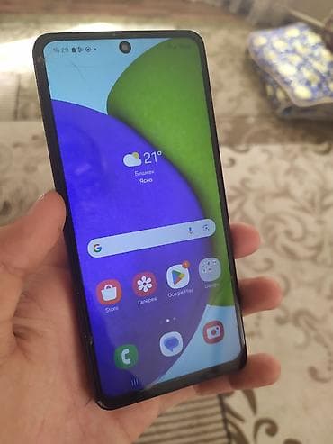 samsung а10: Samsung Galaxy A52, цвет - Голубой — 5