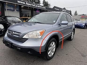 Накладка крыла Переднее левое Honda, 2009 г., Б/у, Оригинал — 5