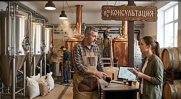 вакансия бармена: Консультация пивовара‑технолога для больших и мини‑пивоварен. Что — 1