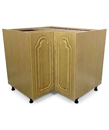 уголовой: Шкаф угловой, размер 90 см х 90 см, обе двери открываются, Польша — 1