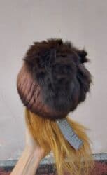 химар платок: Шапка женская, натуральный мех на вязаной основе. цвет градиент. Были — 4