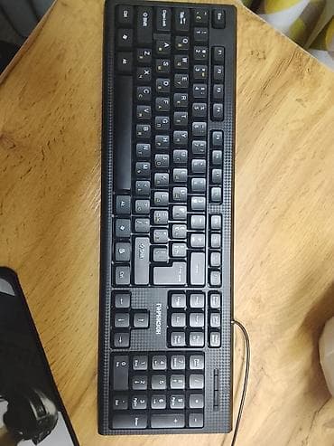 Игровой комплект для ПК/ноутбука: проводная клавиатура, проводная мышь