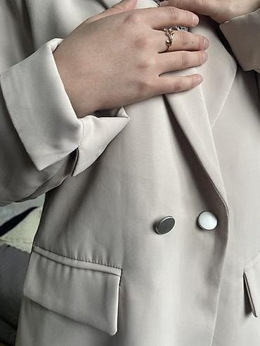 Женский пиджак QiQiFuShi - Цвет: светлый беж (нейтральный — 4