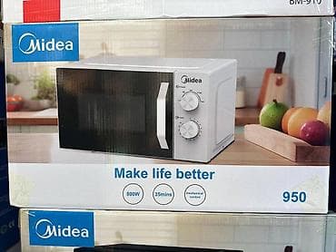 Техника и электроника: Микроволновая печь Midea - Мощность: 800 Вт — быстрое разогревание и — 1