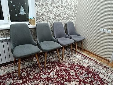 Изоляциялык материалдар: Ашкана үчүн отургуч, Жыгач, түсү - Боз — 1