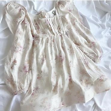 Повседневное платье, Made in KG, Лето, Короткая модель, Крестьянка, S, M — 10