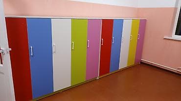 Диваны: Шкаф для раздевалки, Новый, ЛДСП — 4