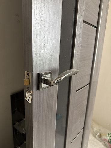 бу дверьи: Межкомнатная дверь, Б/у, Со стеклом, Распашная, С зеркалом — 3