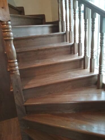Дизайн, проектирование: Лестницы на заказ из любово вида дерева цена зависит от размераж — 10