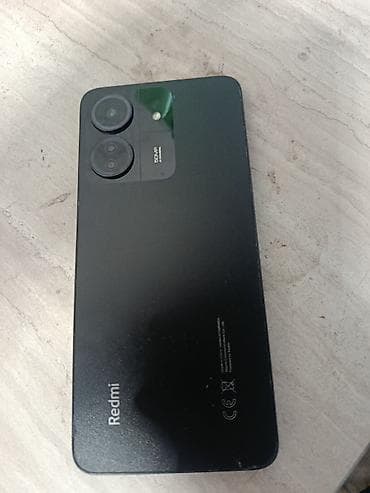 xiaomi note: Redmi, Redmi 13C, Б/у, 128 ГБ, цвет - Черный, 2 SIM — 3