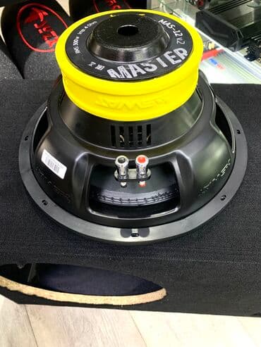 моноблое: Сабвуфер в сборе на фирменных компонентах SWAT 🟡Динамик серии Master — 4