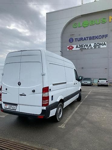 борт от спринтера: Mercedes-Benz Sprinter, белый фургон/цельнометаллический микроавтобус — 8