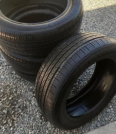 Шины 215 / 55 / R 17, Б/у, Комплект, Легковые, Корея, Hankook — 2