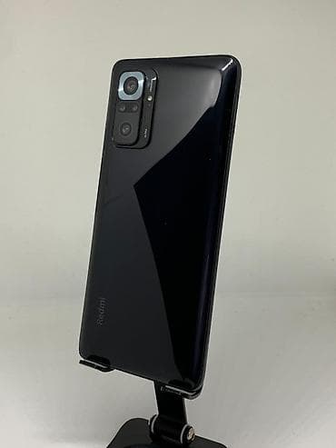 mini printer: Redmi, Redmi Note 10 Pro, Б/у, 128 ГБ, цвет - Черный, 2 SIM — 2