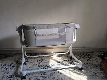 манеж с качалкой: Детская колыбель-люлька с функцией укачивания + шезлонг Колыбель: - — 1