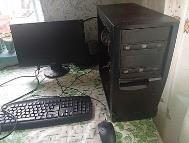 Комплект офисной мебели, Б/у, Пластик, Самовывоз, цвет - Черный