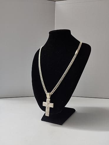 серебряные украшения ручная работа: Серебряный Комплект Рамзес Цепь 100 грамм Крест 32 грамм Серебро 925 — 9