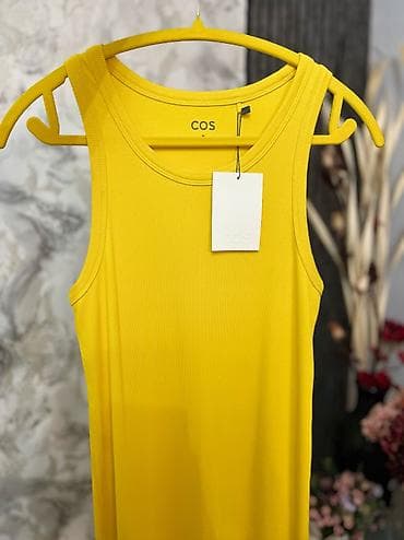 Повседневное платье, Лето, Длинная модель, Трикотаж, Прямое, M — 2