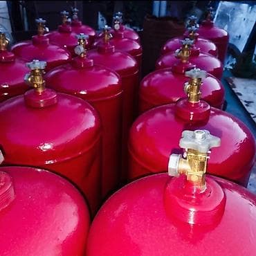 Баллоны для сжиженного газа (пропан/бутан) - Материал: сталь, окраска