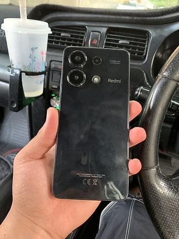 Redmi, Redmi Note 13, Колдонулган, 256 ГБ, түсү - Кара, 2 SIM — 1