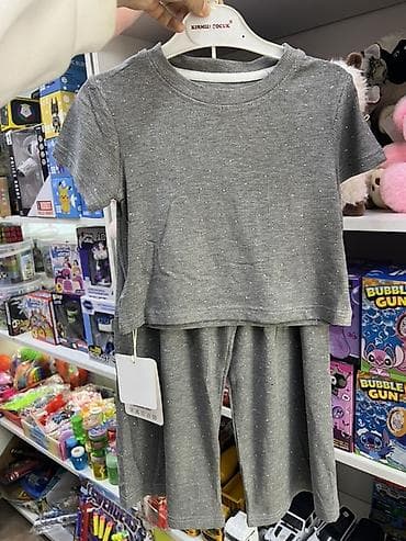 двойка для девочки: Комплект, цвет - Серый — 1