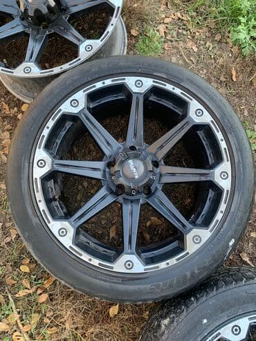 шины бу бишкек оптом: Колеса в сборе 285 / 45 / R 22, Лето, Б/у, Комплект, Внедорожные (АТ/МТ), Литые, отверстий - 5 — 5