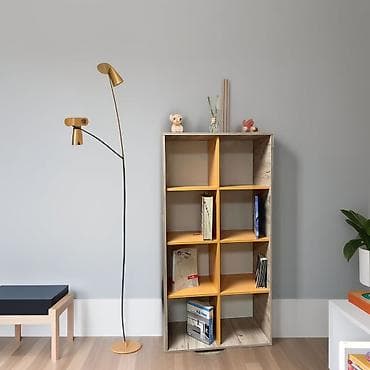 стеллаж в комнату: Книжный шкаф, Новый, ЛДСП — 1