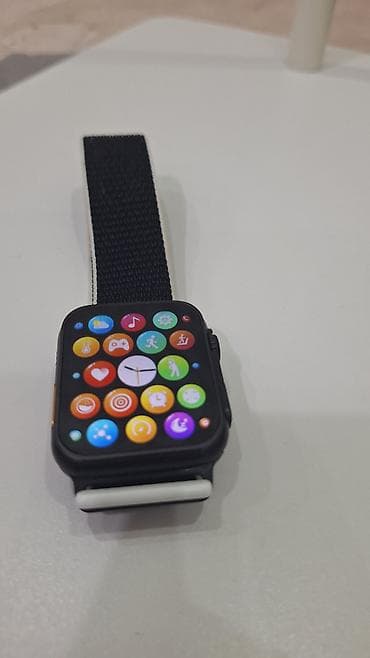 xiaomi a3: Смарт-часы с прямоугольным экраном и тканевым ремешком на липучке — 2