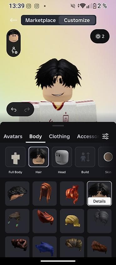 Задонатил в игру 1.050 подвесов, в плечах есть прокачки.Аватар Roblox