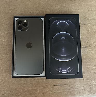 apple: IPhone 12 Pro, Б/у, 256 ГБ, Графит, Защитное стекло, Чехол, Кабель, 77 % — 4