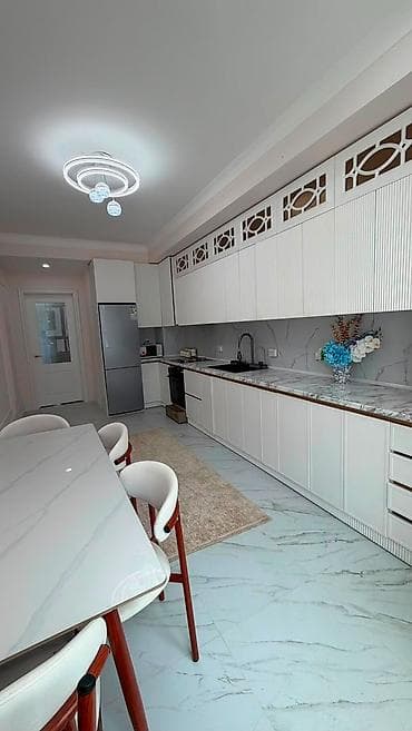 Квартиры: 3 комнаты, 105 м², 7 мкр 11 этаж, Дизайнерский ремонт — 4
