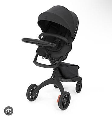 коляски для новорожденных: Коляска, Stokke, цвет - Черный, Б/у, Бесплатная доставка — 2