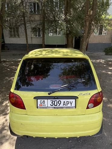 дэу матиз 1: Daewoo Matiz: 2007 г., 0.8 л, Кол менен иштөөчү, Бензин, Хетчбек — 4